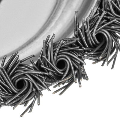 Щетка для УШМ, 150 мм, М14, "чашка", крученая проволока 0.8 мм Matrix по ценам производителя в Москве с доставкой по всей России