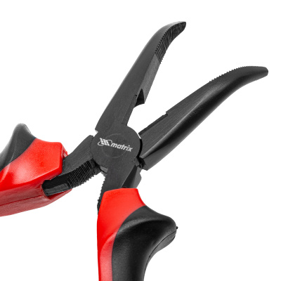 Длинногубцы изогнутые Black Nickel, 160 мм, двухкомпонентные рукоятки Matrix по ценам производителя в Москве с доставкой по всей России