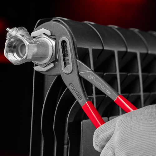 Клещи переставные 250 мм, хром-ванадий, обливные рукоятки Matrix по ценам производителя в Москве с доставкой по всей России