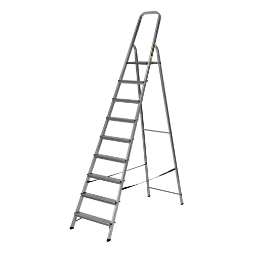 Стремянка, 9 ступеней, алюминиевая, Сибртех по ценам производителя в Москве с доставкой по всей России