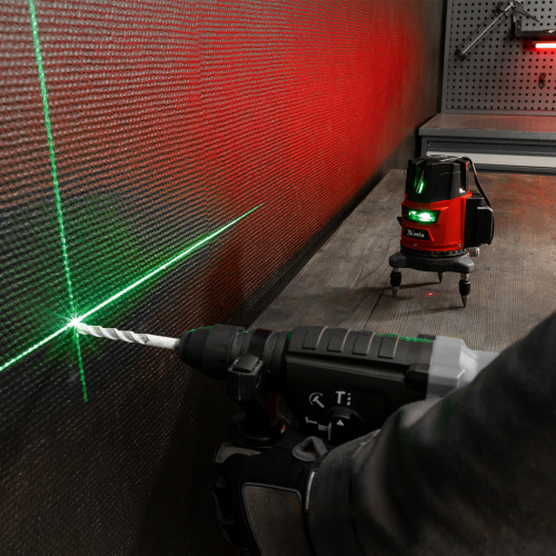 Лазерный уровень CRL-30G, 30 м, зеленый луч, акк. Li 2400 mah, резьба 5/8" MTX по ценам производителя в Москве с доставкой по всей России