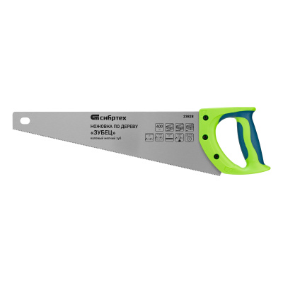 Ножовка по дереву"Зубец" для точных пильных работ, 400 мм, каленый зуб 2D, 14 TPI, двухкомпонентная рукоятка Сибртех по ценам производителя в Москве с доставкой по всей России