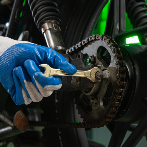 Набор ключей рожковых 6-22 мм, 8 шт, желтый цинк Сибртех по ценам производителя в Москве с доставкой по всей России