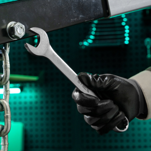 Ключ комбинированный, 23 мм, CrV, матовый хром Stels по ценам производителя в Москве с доставкой по всей России