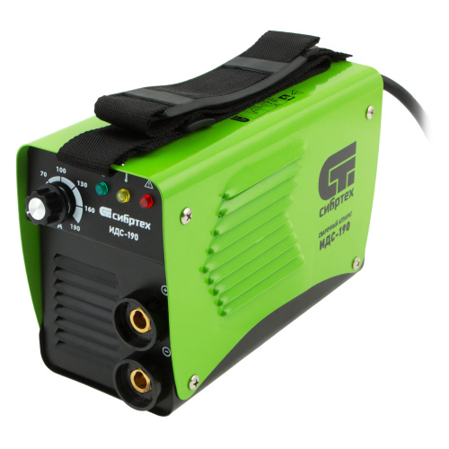 Аппарат инверторный дуговой сварки ИДС-190, 190 А, ПВ 80%, диаметр электрода 1.6-4 мм Сибртех по ценам производителя в Москве с доставкой по всей России