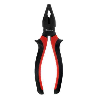 Плоскогубцы комбинированные Black Nickel, 180 мм, двухкомпонентные рукоятки Matrix по ценам производителя в Москве с доставкой по всей России