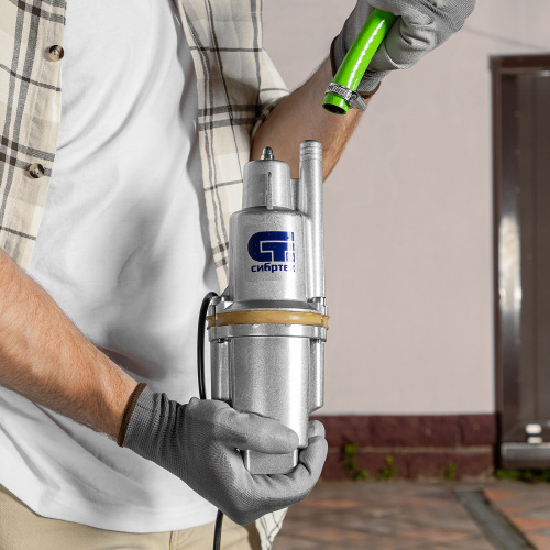 Вибрационный насос СВН300-15, верхний забор, 300 Вт, напор 75 м, 1200 л/ч, кабель 15 м Сибртех по ценам производителя в Москве с доставкой по всей России