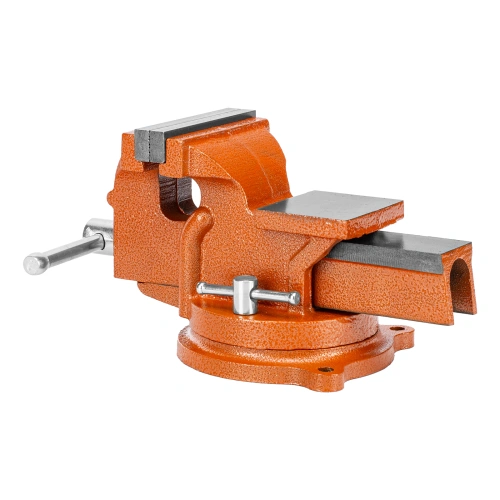 Тиски слесарные, 100 мм, поворотные, с наковальней Sparta по ценам производителя в Москве с доставкой по всей России