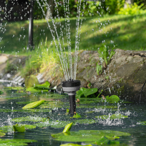 Насос фонтанный FNP110-34, 112 Вт, подъем 3,4 м, 3400 л/ч, колокольчик/каскад/гейзер Denzel по ценам производителя в Москве с доставкой по всей России