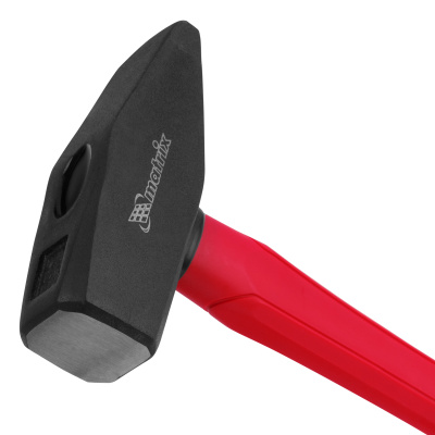 Молоток слесарный optimal, 1500 г, фибергласовая обрезиненная рукоятка, квадратный боек Matrix по ценам производителя в Москве с доставкой по всей России