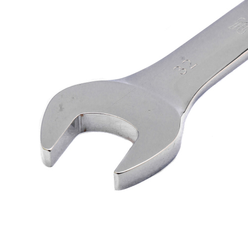 Ключ комбинированный трещоточный, 32 мм, CrV, шарнирный, зеркальный хром Matrix по ценам производителя в Москве с доставкой по всей России