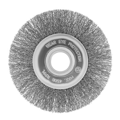 Щетка для УШМ, 125 мм, посадка 22.2 мм, плоская, витая проволока Сибртех по ценам производителя в Москве с доставкой по всей России