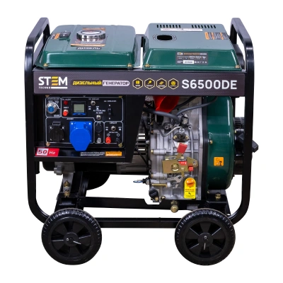 Генератор дизельный STEM Techno S6500DE (6.5 кВт, электростартер, дисплей, подогрев) по ценам производителя в Москве с доставкой по всей России