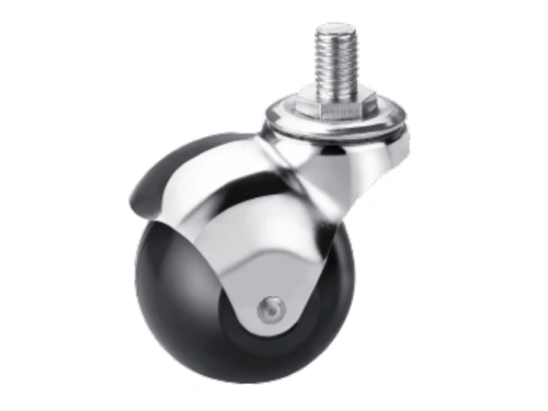 Колесо мебельное поворотное резиновое SCmt 25 50 мм с болтом по ценам производителя в Москве с доставкой по всей России