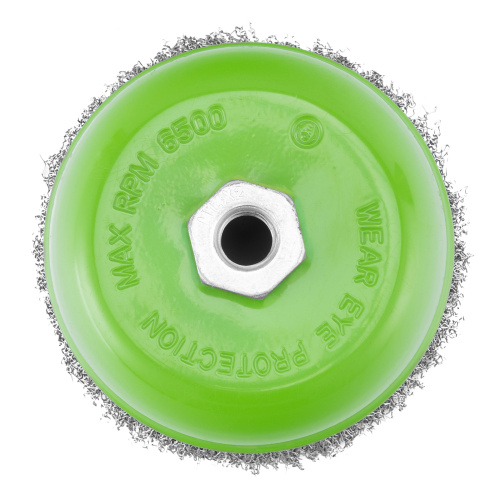 Щетка для УШМ, 125 мм, М14, "чашка", витая проволока Сибртех по ценам производителя в Москве с доставкой по всей России