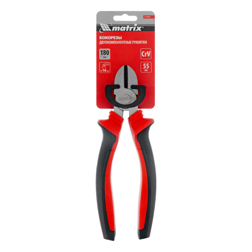 Бокорезы, 180 мм, хром-ванадий, двухкомпонентные рукоятки Matrix по ценам производителя в Москве с доставкой по всей России