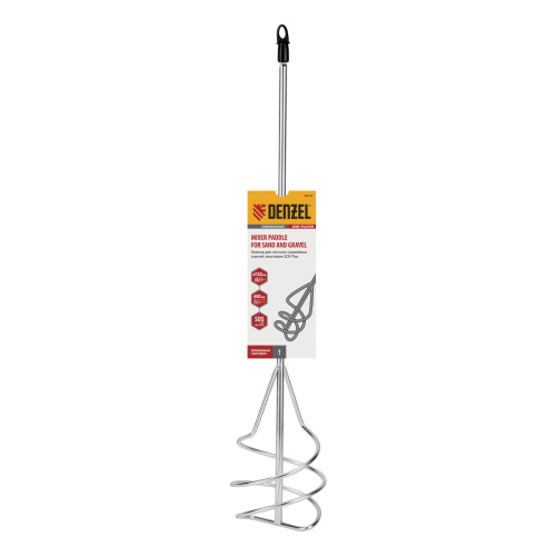 Миксер для песчано-гравийных смесей, 120 х 600 мм, оцинкованный, хвостовик SDS Plus Denzel по ценам производителя в Москве с доставкой по всей России