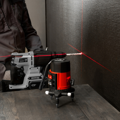 Лазерный уровень CRX-30R, 30 м, красный луч, батарейки, резьба 5/8" MTX по ценам производителя в Москве с доставкой по всей России