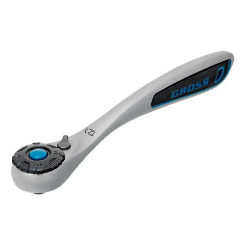 Набор торцевых головок, трещотка 120 зубьев, 1/4", CrV, 12 предметов Gross по ценам производителя в Москве с доставкой по всей России