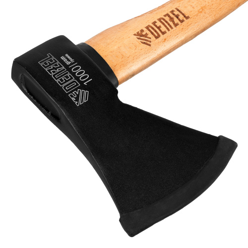 Топор, 1000 г, кованый, буковое топорище Denzel по ценам производителя в Москве с доставкой по всей России