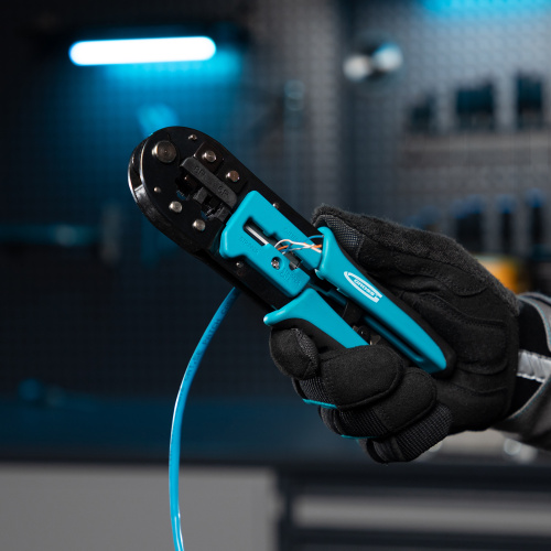 Клещи для обжима телефонных и компьютерных клемм RJ-45, 6P, 8P и RJ-11/12, 6P, 8P Gross по ценам производителя в Москве с доставкой по всей России