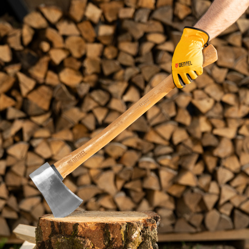 Топор кованый, 1360 г, американский тип, буковая рукоятка, 700мм, EFP Denzel по ценам производителя в Москве с доставкой по всей России