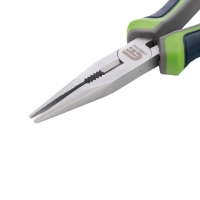 Длинногубцы прямые, 180 мм, трехкомпонентные рукоятки Сибртех по ценам производителя в Москве с доставкой по всей России