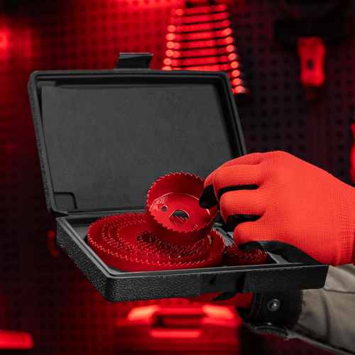 Набор кольцевых пил по дереву, 19-127 мм, 12 предметов Matrix по ценам производителя в Москве с доставкой по всей России