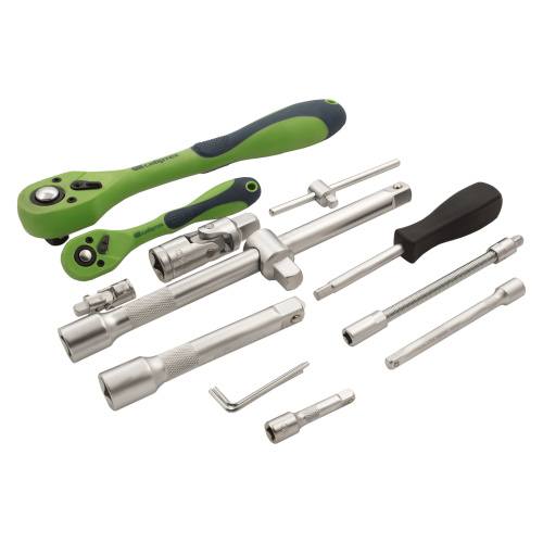 Набор инструментов 94 предмета, CrV, 1/2", 1/4" Сибртех по ценам производителя в Москве с доставкой по всей России