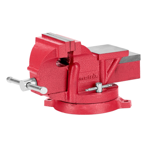 Тиски слесарные, 100 мм, поворотные, с наковальней Matrix по ценам производителя в Москве с доставкой по всей России