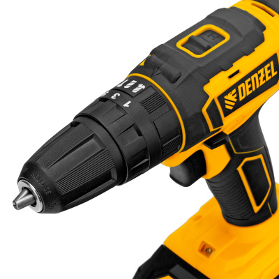 Дрель-шуруповерт аккумуляторная ударная CID-18-02BM, Li-Ion, 18 В, 2 акк. Denzel по ценам производителя в Москве с доставкой по всей России