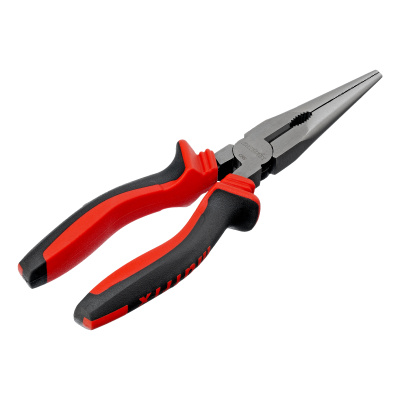 Длинногубцы прямые, 200 мм, хром-ванадий, двухкомпонентные рукоятки Matrix по ценам производителя в Москве с доставкой по всей России