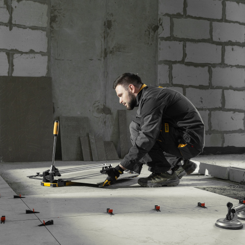 Плиткорез 600х14мм, цельнометал. напр., каретка на подш., стальная станина, рукоятка-пенал Denzel по ценам производителя в Москве с доставкой по всей России