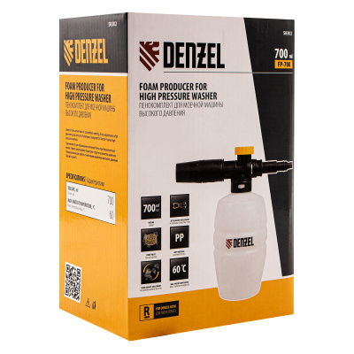 Пенокомплект FP-700, для моечных машин высокого давления, универсальный Denzel по ценам производителя в Москве с доставкой по всей России