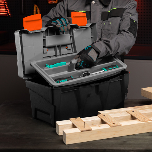 Ящик для инструмента 20", 500 х 260 х 260 мм, пластик Stels по ценам производителя в Москве с доставкой по всей России