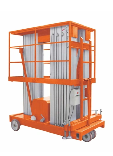 Подъемник мачтовый аккумуляторный 250 кг, 13/15 м, 24/80 В/Ач TOR GTWY13-320 DC 3-мачтовый по ценам производителя в Москве с доставкой по всей России