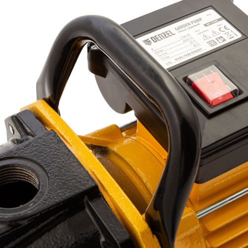 Садовый поверхностный насос GP1100C, 1100 Вт, 4500 л/ч, подъем 46 м, чугун Denzel по ценам производителя в Москве с доставкой по всей России