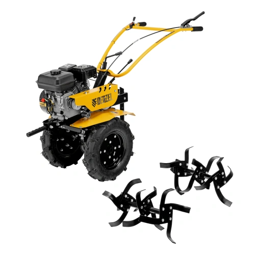 Мотоблок DPT-170S, 7 л.с., ремен.сцеп, фрез 3х4, ШОМ, передачи 2В/1Н Denzel по ценам производителя в Москве с доставкой по всей России