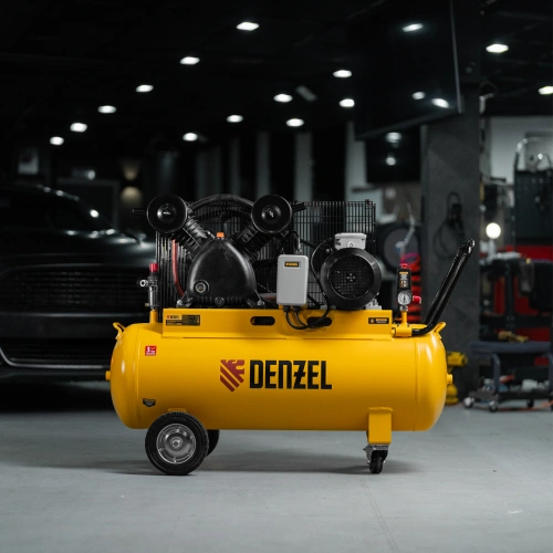 Компрессор воздушный рем. привод BCV 4000-T/100, 4,0 кВт, 100 литров, 690 л/мин Denzel по ценам производителя в Москве с доставкой по всей России