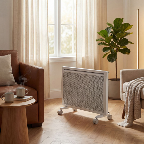 Конвектор гибридный электрический HybridX-1500, ИК нагреватель, цифровой термостат Denzel по ценам производителя в Москве с доставкой по всей России