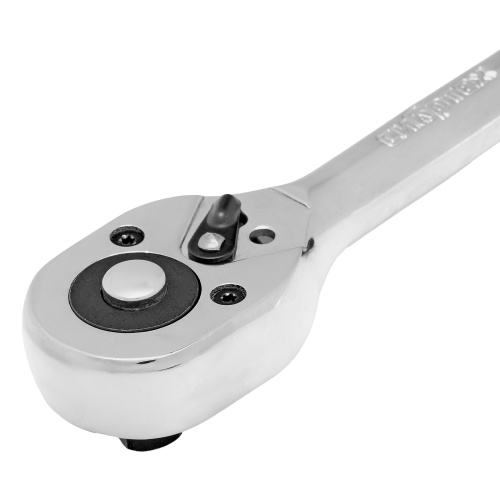 Ключ-трещотка 3/8", 45 зубьев, с быстрым сбросом, CrV, хром Сибртех по ценам производителя в Москве с доставкой по всей России