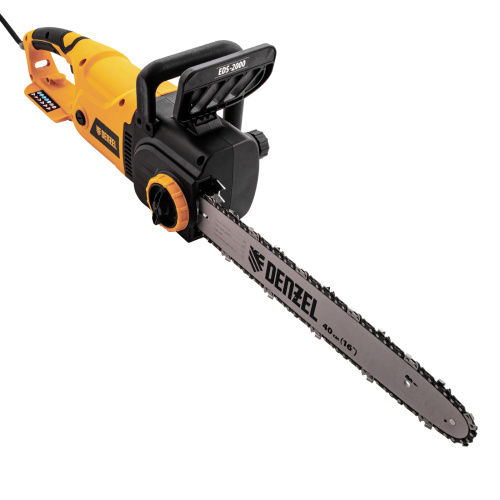 Пила цепная электрическая EDS-2000, 2 кВт,продольная, шина 40 см, шаг 3/8, паз 1.3 мм, 56 звеньев Denzel по ценам производителя в Москве с доставкой по всей России