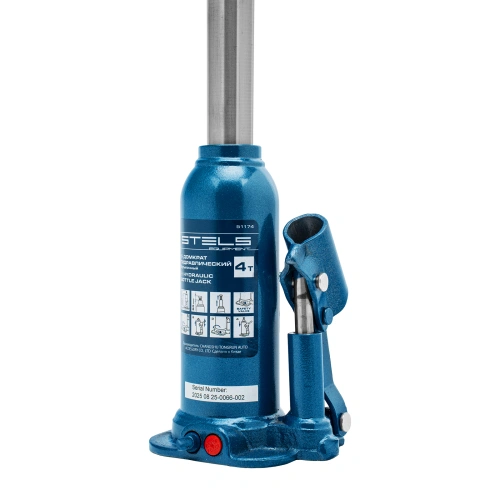 Домкрат гидравлический бутылочный, 4 т, h подъема 188-363 мм, в пластиковом кейсе Stels по ценам производителя в Москве с доставкой по всей России