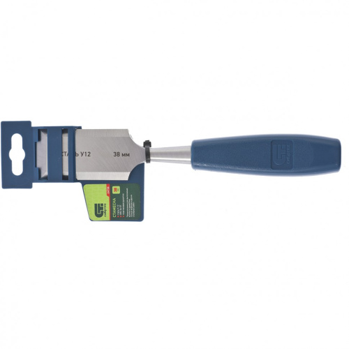 Стамеска, 38 мм, пластиковая рукоятка Сибртех по ценам производителя в Москве с доставкой по всей России