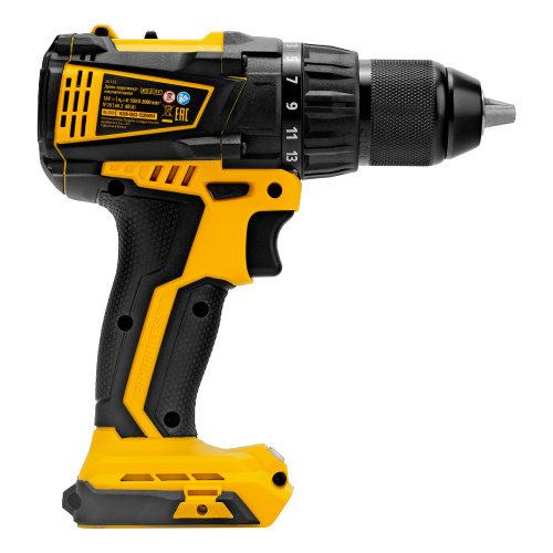 Дрель-шуруповерт аккумуляторная, бесщет. BLDL-IB-18-0, Li-Ion, 18 В Denzel по ценам производителя в Москве с доставкой по всей России