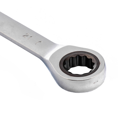 Ключ комбинированный трещоточный, 21 мм, CrV, зеркальный хром Matrix по ценам производителя в Москве с доставкой по всей России