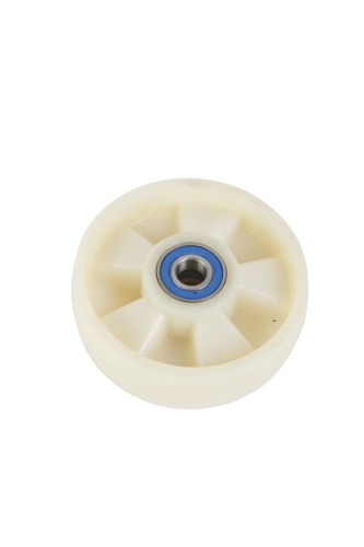 Колесо нейлоновое 160х50 мм с подшипником для тележек гидравлических JC/DF-III/DB/BFC по ценам производителя в Москве с доставкой по всей России