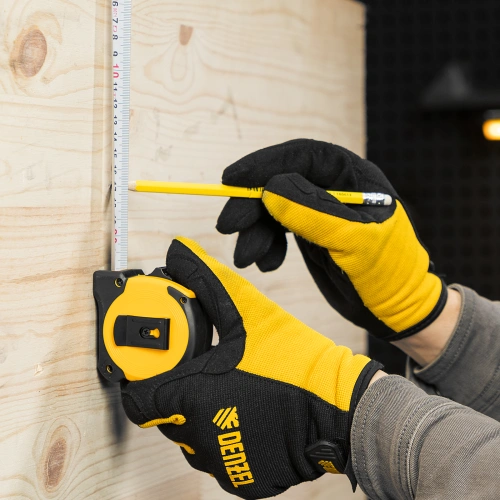 Рулетка 5м х 25мм, двухкомп. корпус, магнитный обрезиненный зацеп Denzel по ценам производителя в Москве с доставкой по всей России