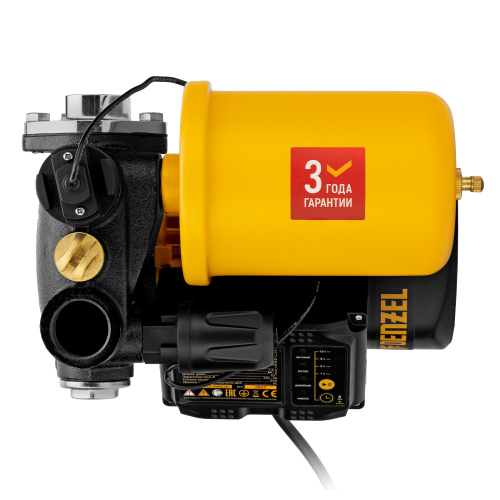 Насосная станция PS500C, 500 Вт, напор 35 м, 2200 л/ч, ресивер 2 л, блок управления Denzel по ценам производителя в Москве с доставкой по всей России