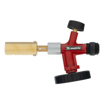 Профессиональная горелка на газовый баллон, пьезоподжиг, металлический корпус Matrix по ценам производителя в Москве с доставкой по всей России